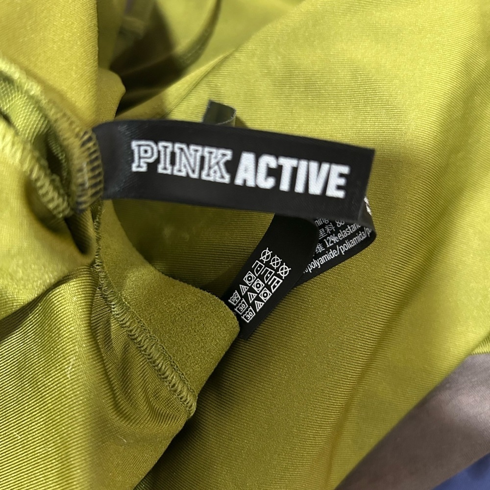 PINK Active USA Olive Tank Top - Picture 2 of 4